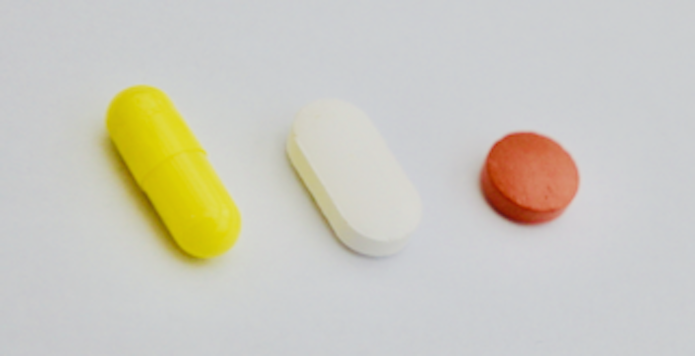 A picture of three tablets