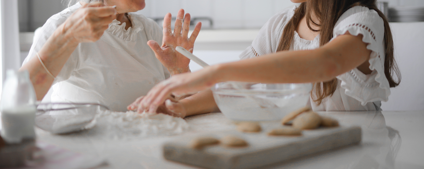 2 people baking